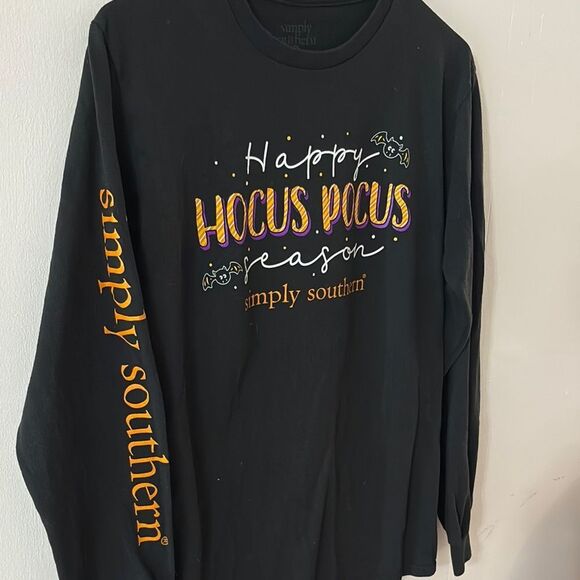 Simply Southern Black Hocus Pocus Long Sleeve Shirt - Picture 3 of 3